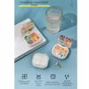 Portable Pill Box 8 Compartments Pill Case Square Pill Organizer  Travel