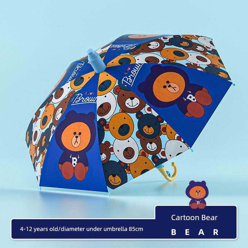Children's Umbrella with Waterproof Cover, Vinyl Sun Protection, Automatic Sunshade Umbrella for Kindergarten and Primary School Students, Rain or