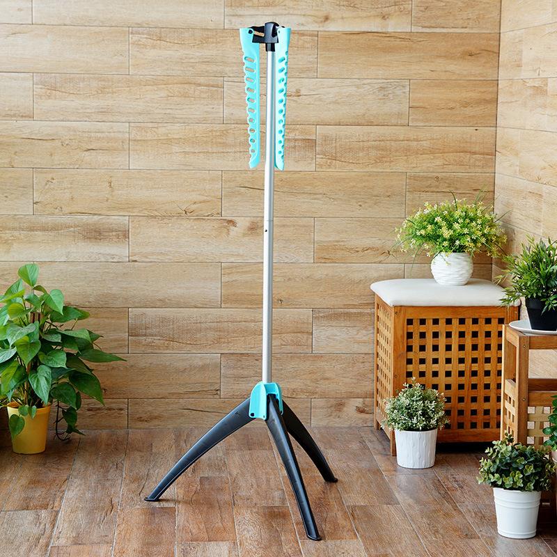 2025 Floor-to-ceiling Triangle Clothes Hanger Coat Rack Indoor Stainless Steel Household Hanger Simple Shrink Cool Clothes Rack