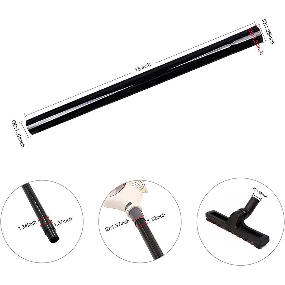 2pcs Tubes Extension Tube Suction Tube Plastic Black Vacuum Cleaner 32mm Diameter Vacuum Cleaner Replacement Tools For Home
