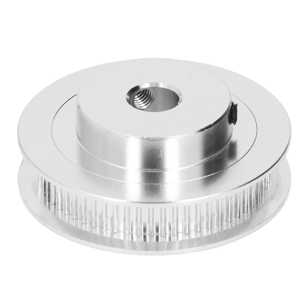 2 Set Synchronous Wheel Aluminum Alloy Timing Pulley with 2Pcs Length 200mm Width 6mm Belt