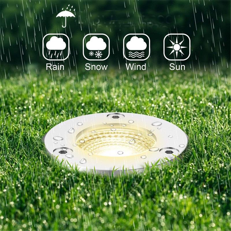 RGBW 12V Outdoor Landscape Ground Lights with RF Remote Control