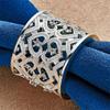 1 Piece of 925 Sterling Silver Exquisite Heart-shaped Hollow Ring with an Opening, Women's Wedding Jewelry Charm Accessory