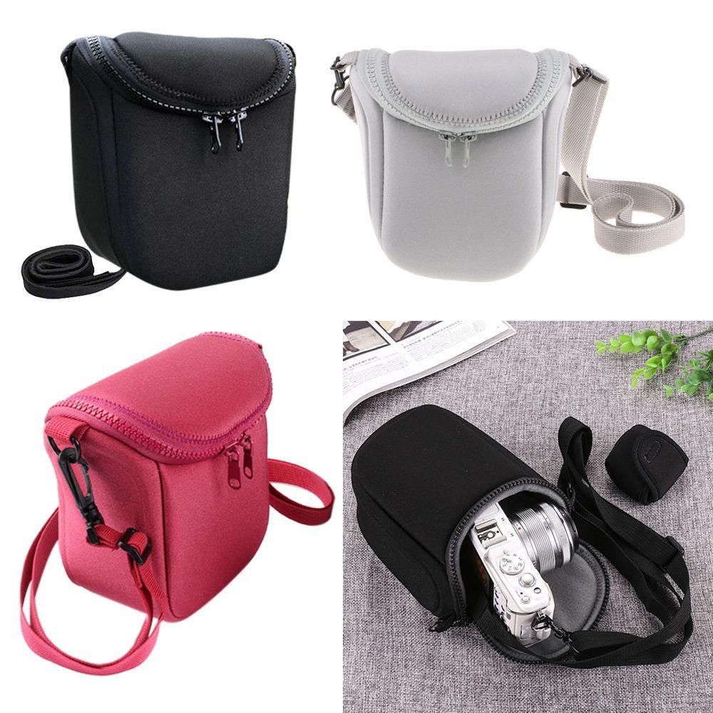 Waterproof Digital Camera Bag Shoulder Strap Photographic Equipment Bag for Sony/FujiFilm/Canon