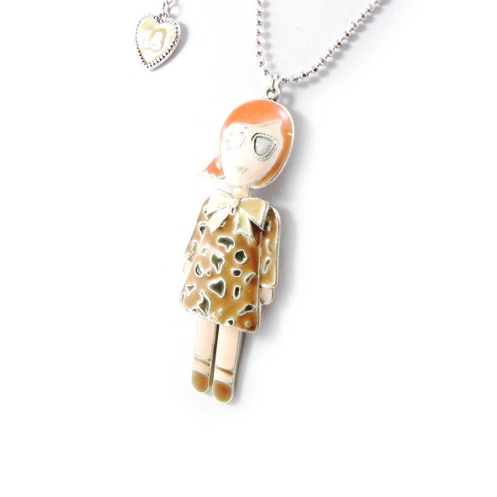 Les Trésors De Lily [H9858] - Collier Sautoir Créateur 'Mangas' ambre