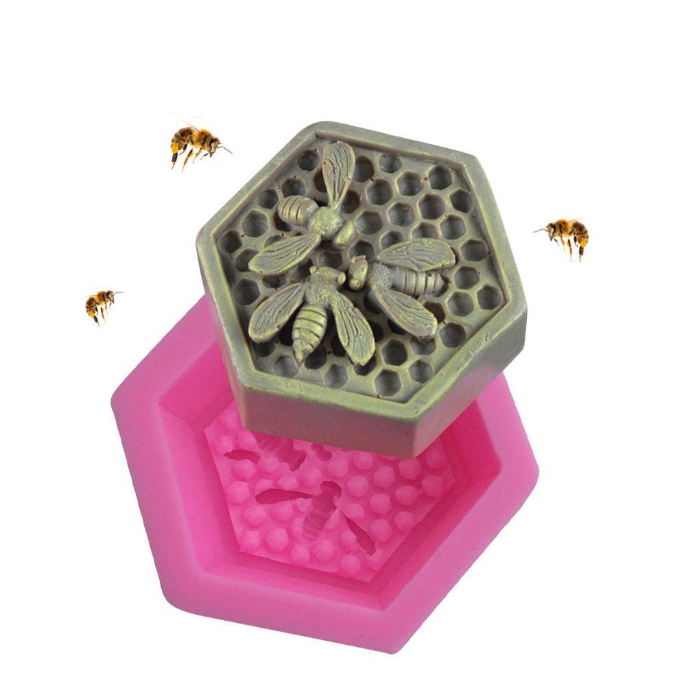 Ornament Clay Tool Epoxy Resin Soap Mold Honeycomb Mold Wax Model 3D Silicone Candle Mould
