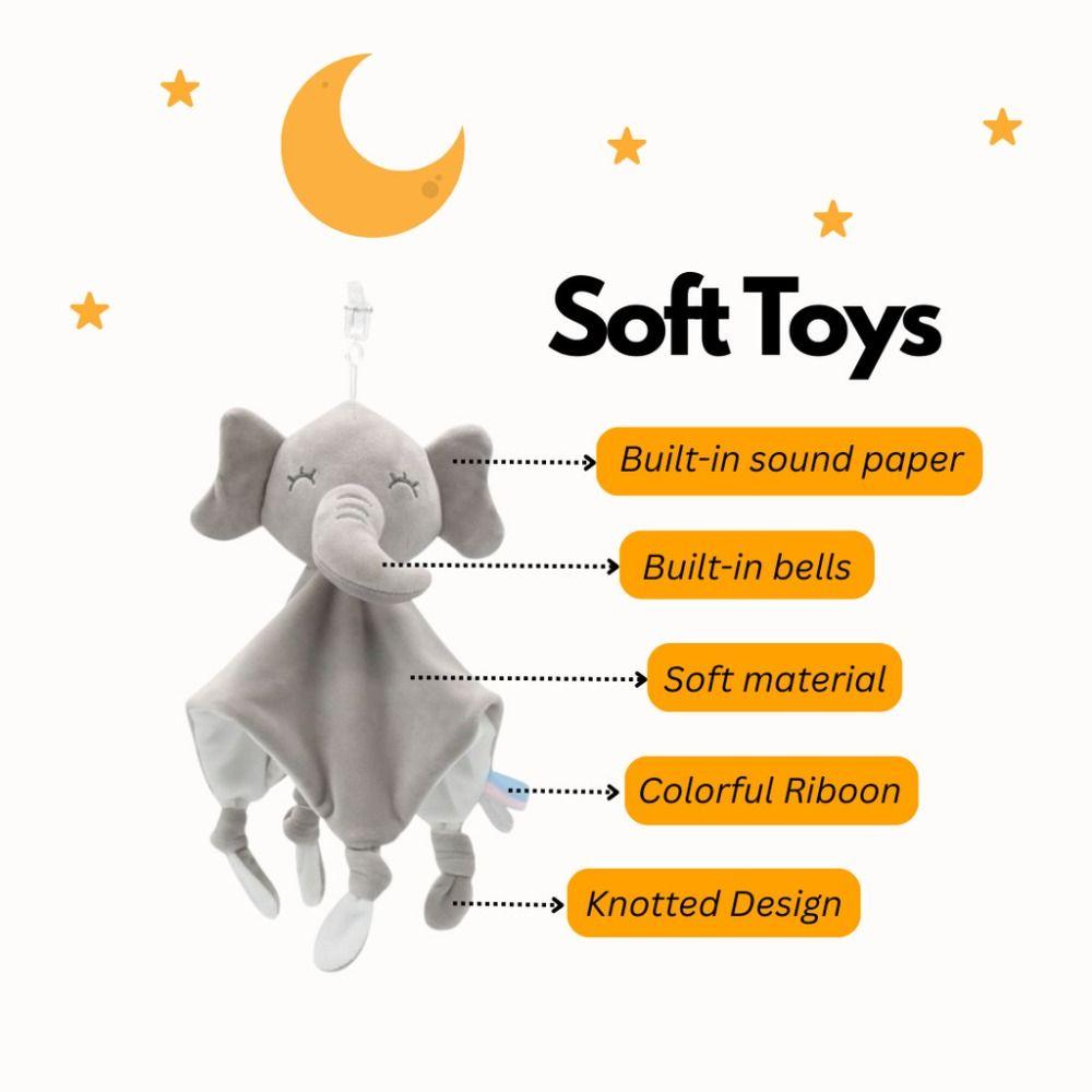 Comforting Blankie Rabbit Security Blanket Soft Infant Snuggler Soothing Towel Baby Towel