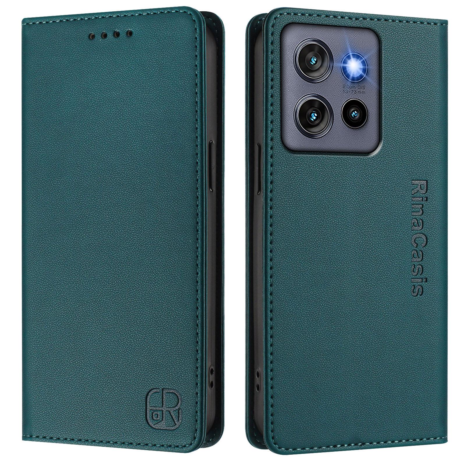 

For Motorola Moto S50 5G/Motorola Edge 50 Neo 5G/Motorola ThinkPhone 25 5G Leather Case RINACASIS RC01 Phone Cover with RFID Blocking Wallet Stand G