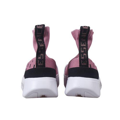 Li Ning Cushioning Slip Resistant Abrasion Resistant High top Vintage Basketball Shoes Men's Pink White Black AGBN071-12