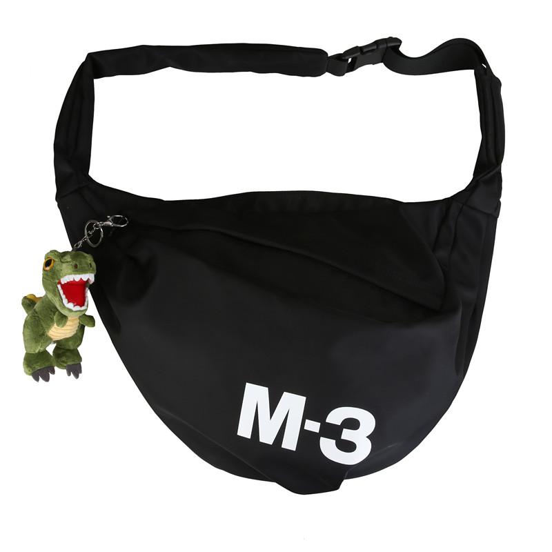 

Новая нейлоновая сумка через плечо DCLOUD Унисекс Черная TQ6091 55.1*1.0*35.1CM