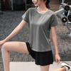 Plus Size Women's Quick-Dry Yoga Sports Set - Summer Loose Gym Shorts