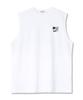 UNDEROFF Oversized Crew Neck Sleeveless Summer Beach T-Shirt White Black
