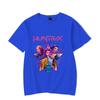 .new K-Pop Demon Hunters Print Tshirt Unisex Casual Short Sleeve T-shirt Women Fashion Mira Rumi Zoey Graphic Print Tops Tees