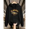 Men's Fall/winter Fashionable Casual Loose Retro Patterned Printed Hooded Sweater Hoodie Streetwear Sports Hooded Sweatshirt