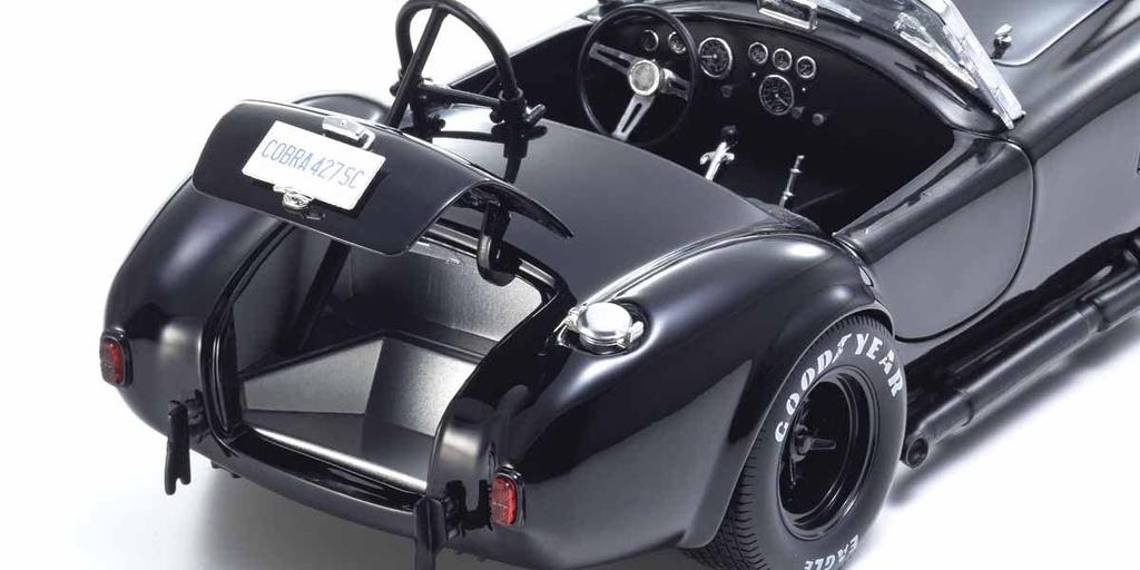 Kyosho Original Shelby Cobra 427 Black Finished Product KS08047BK 1/18 S/C
