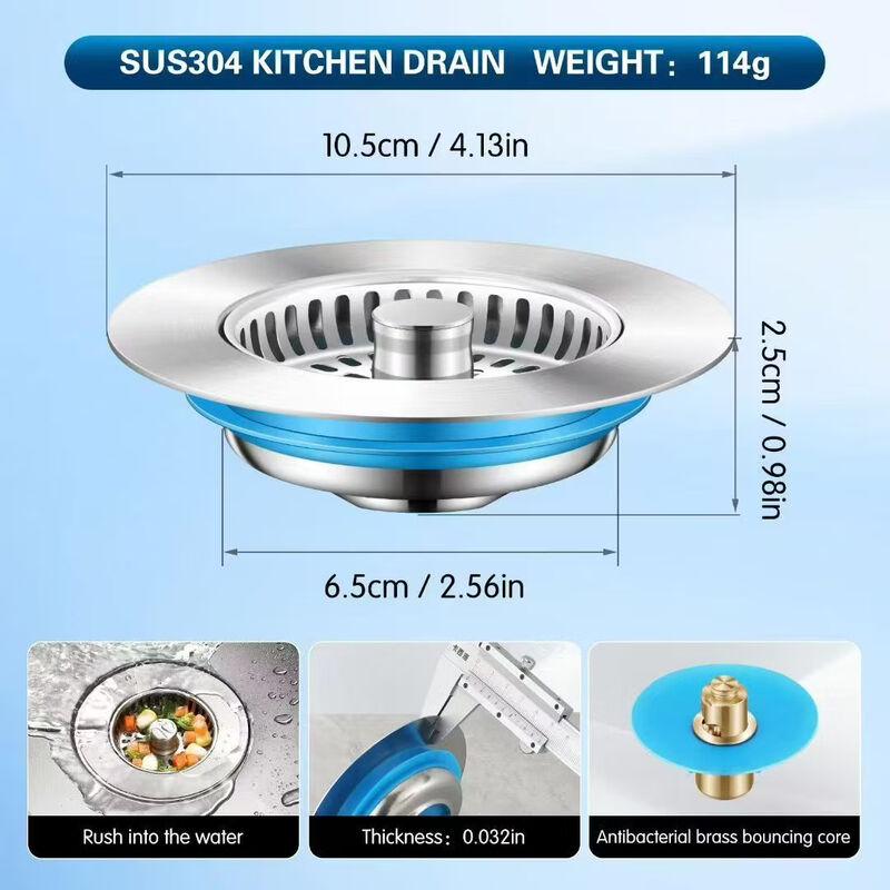 Yipan Stainless Steel Pop-up Sink Drain Assembly