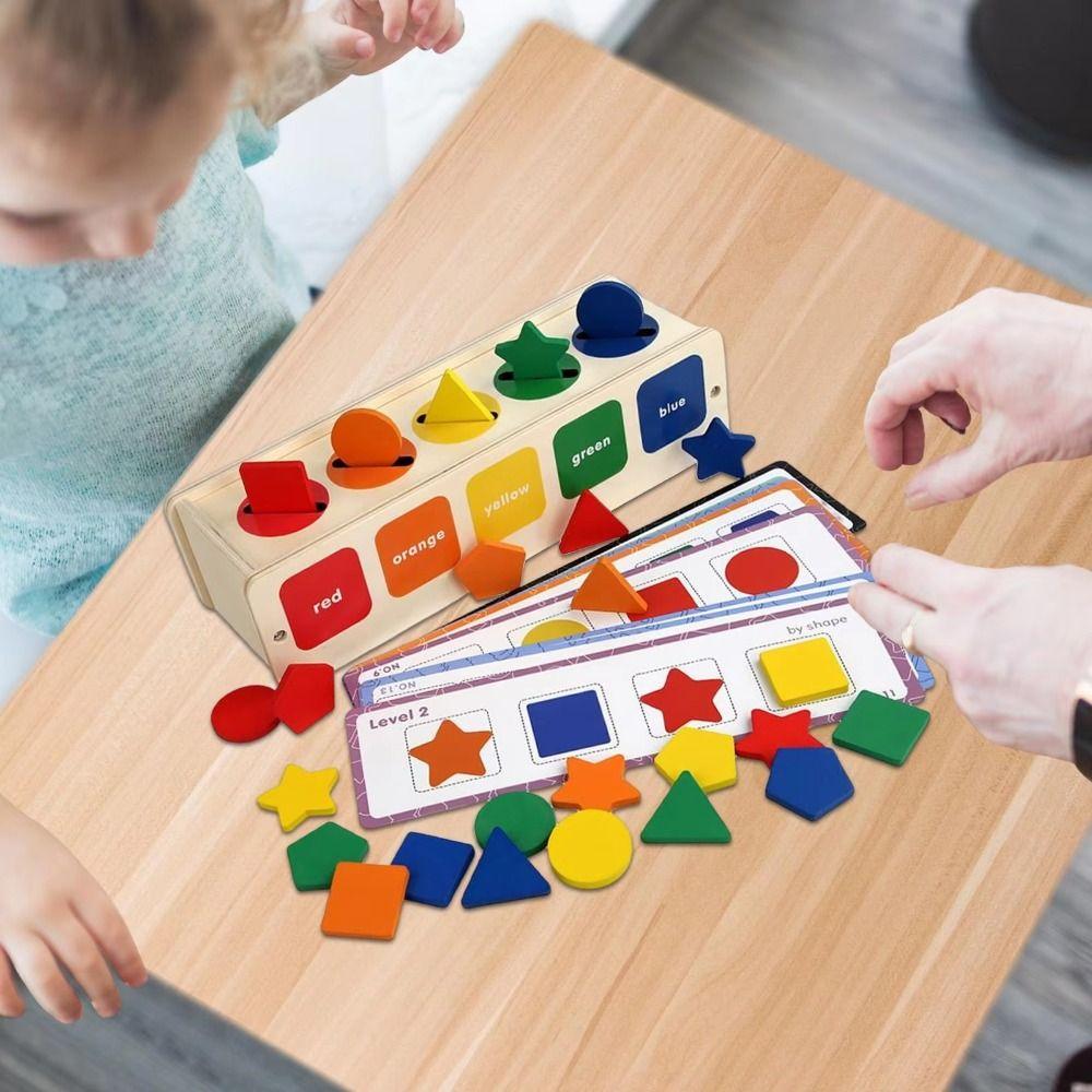 Geometric Cognition Shape and Color Sorting Toy Shape Sorting Educational Toys  Teaching AIDS