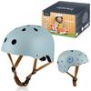 Casque Vélo Enfant LIONELO - 50-56 Cm - Possibilité De Décoration - Matériaux Absorbant Les Chocs - Intertek - Bleu