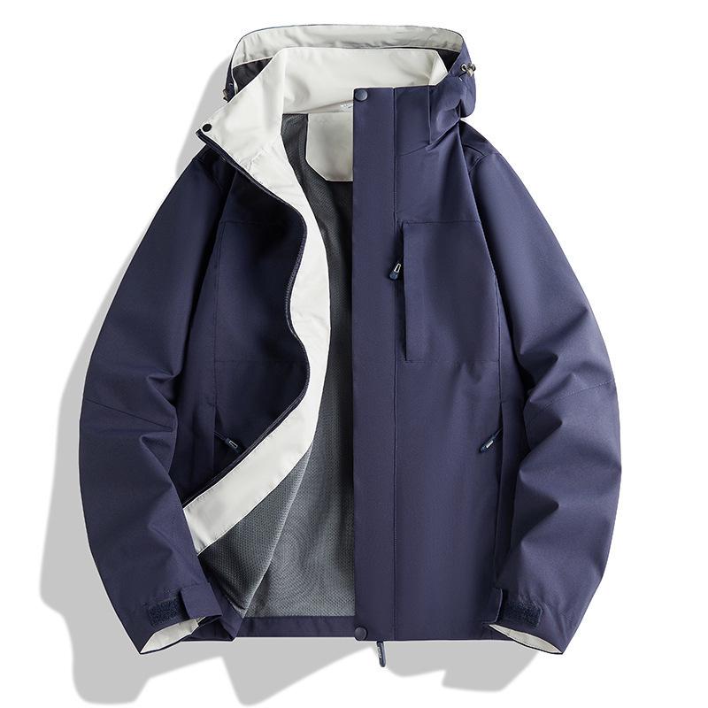 

Унисекс Ветрозащитная Водонепроницаемая Уличная Модная Куртка для Альпинизма - Настраиваемая для Мужчин и Женщин 3XL