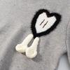 2025 Autumn European & American Style Women's Round Neck Sweater - High-End Feel Knitwear Top