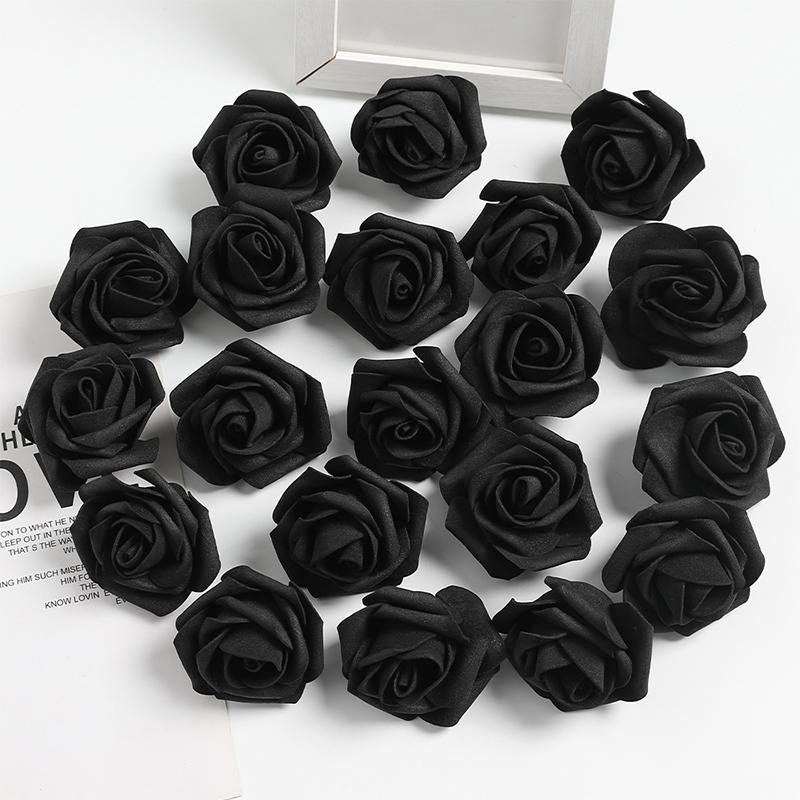 10/20/50Pcs 7cm Artificial Bionic Flowers PE Foam Simulation Roses Fake Flower Decorations for Home Wedding Party Presents
