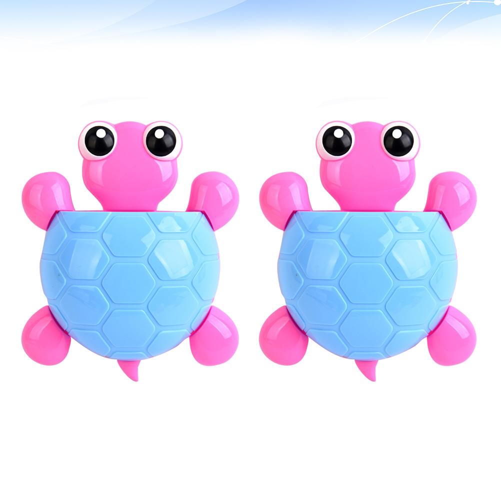 

2 шт. Присоска Держатель для зубных щеток Мультяшная подставка Детская вешалка Декор для ванной Комнаты Стаканчики для зубной пасты Размещение на плитке Товары для дома