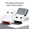 Metal USB To Type C OTG Adapter Easy Installation Plugs and Play For Mobile PC Accessories Rapid File Transfer 480Mbps