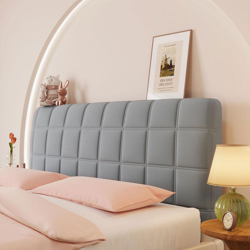 Headboard Cover Queen Size, Stretch Velvet Head Board Slipcover, Dustproof Bed Head Cover For Upholstered Headboard