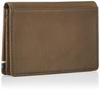 Katharine Hamnett London VEGA Business Card Made of Premium Japanese Cowhide Antique Organic Holder, Leather, Style, Cotton, 490-52101, Brown,
