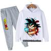 New 2025 Dragonball Hoodie Kids Spring Sportswear Boys and Girls Goku Sweatshirt Boys Clothes Girls Set Hoodie Pantsuit Children
