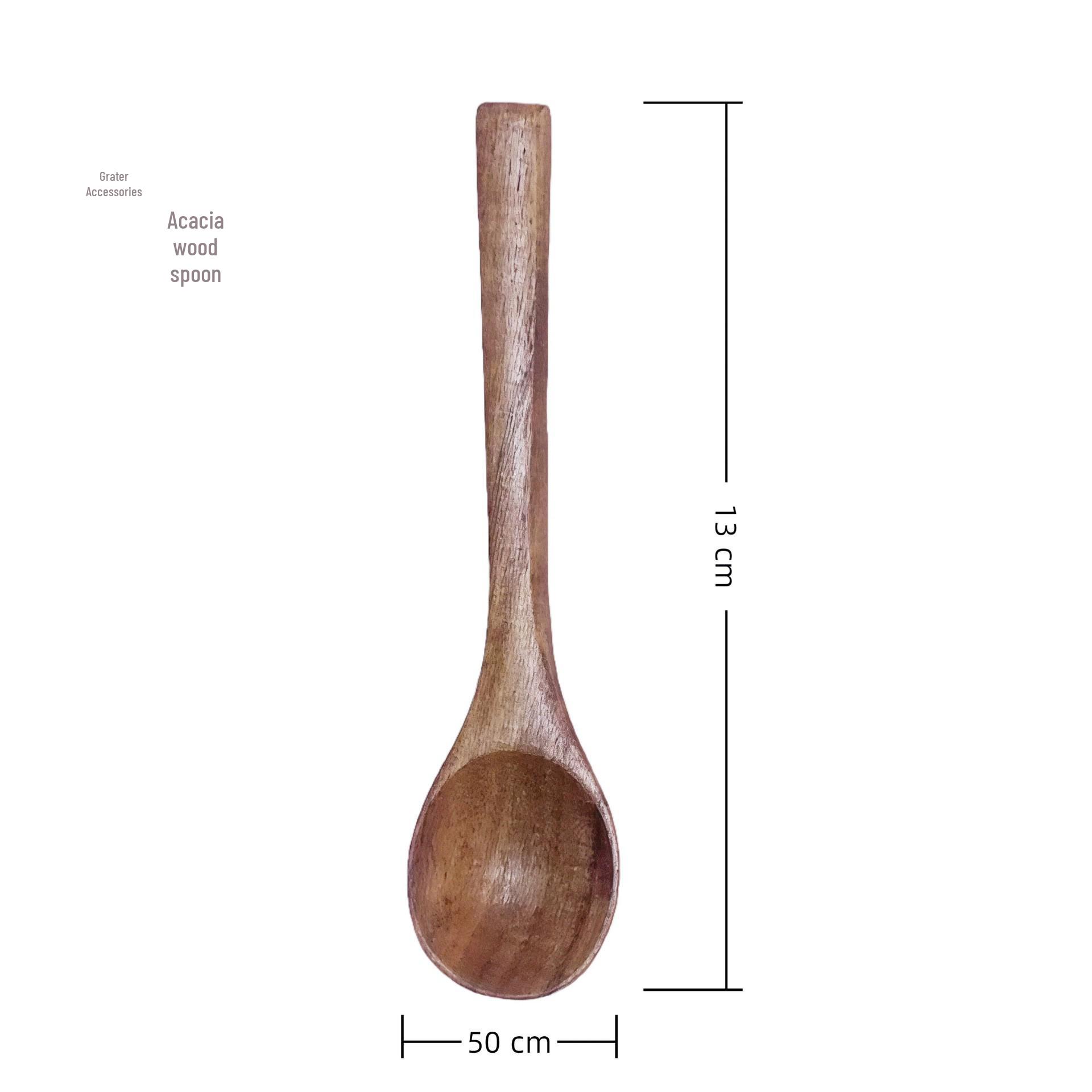Acacia Wood Manual Grinder with Ceramic Core for Black Pepper, Sichuan Pepper, and Sea Salt Seasoning