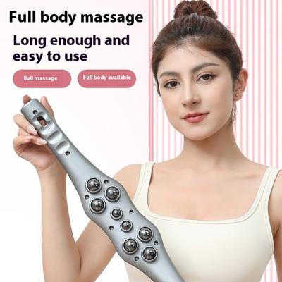 Magnetic Back Massage Stick Guasha Scraping Stick Point Treatment Guasha Muscle Relax Therapy Tool Abdominal Body Massager