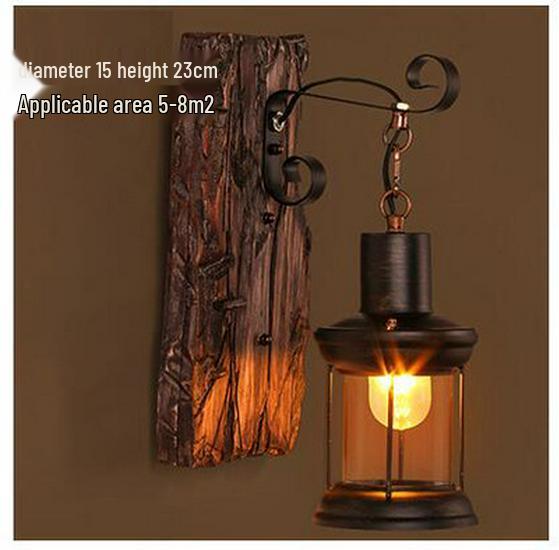 

Винтажный индустриальный деревянный настенный светильник в виде лодки для ресторанов, кафе и баров Excludes Bulb