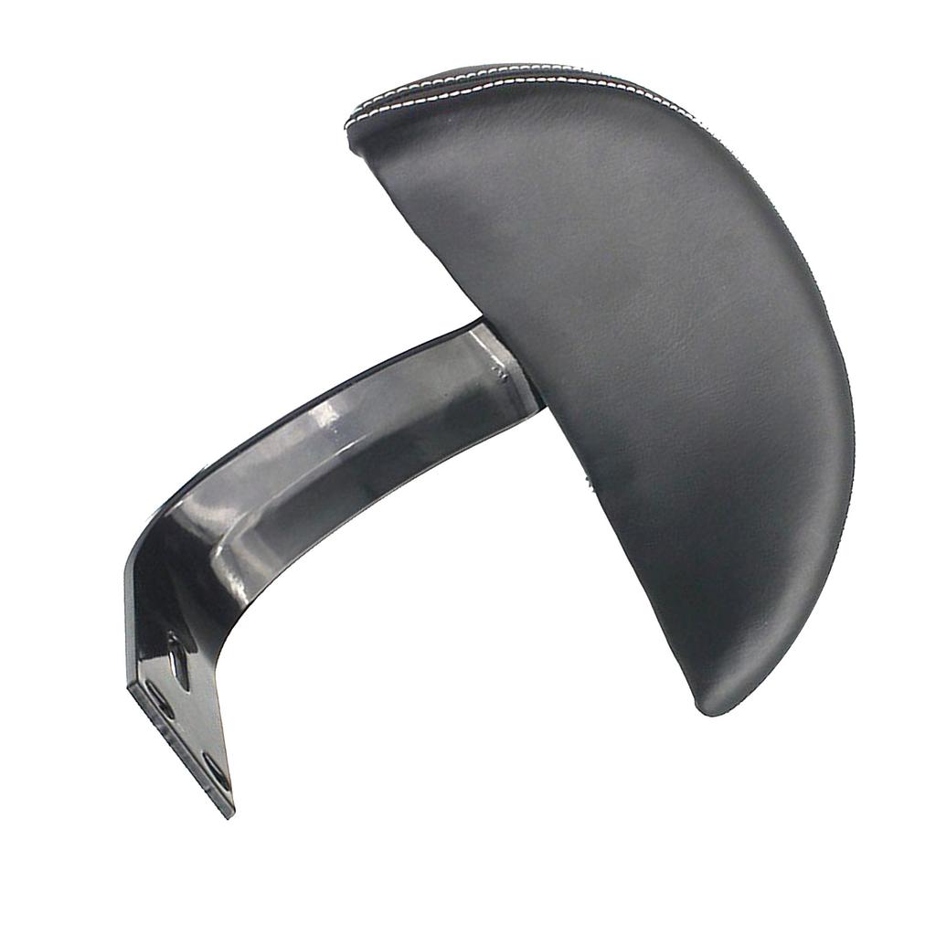 Bike Backrest Support PU Leather Electric Bicycle Rear Passenger Seat Backrest with Metal Support Soft Sponge Cushion