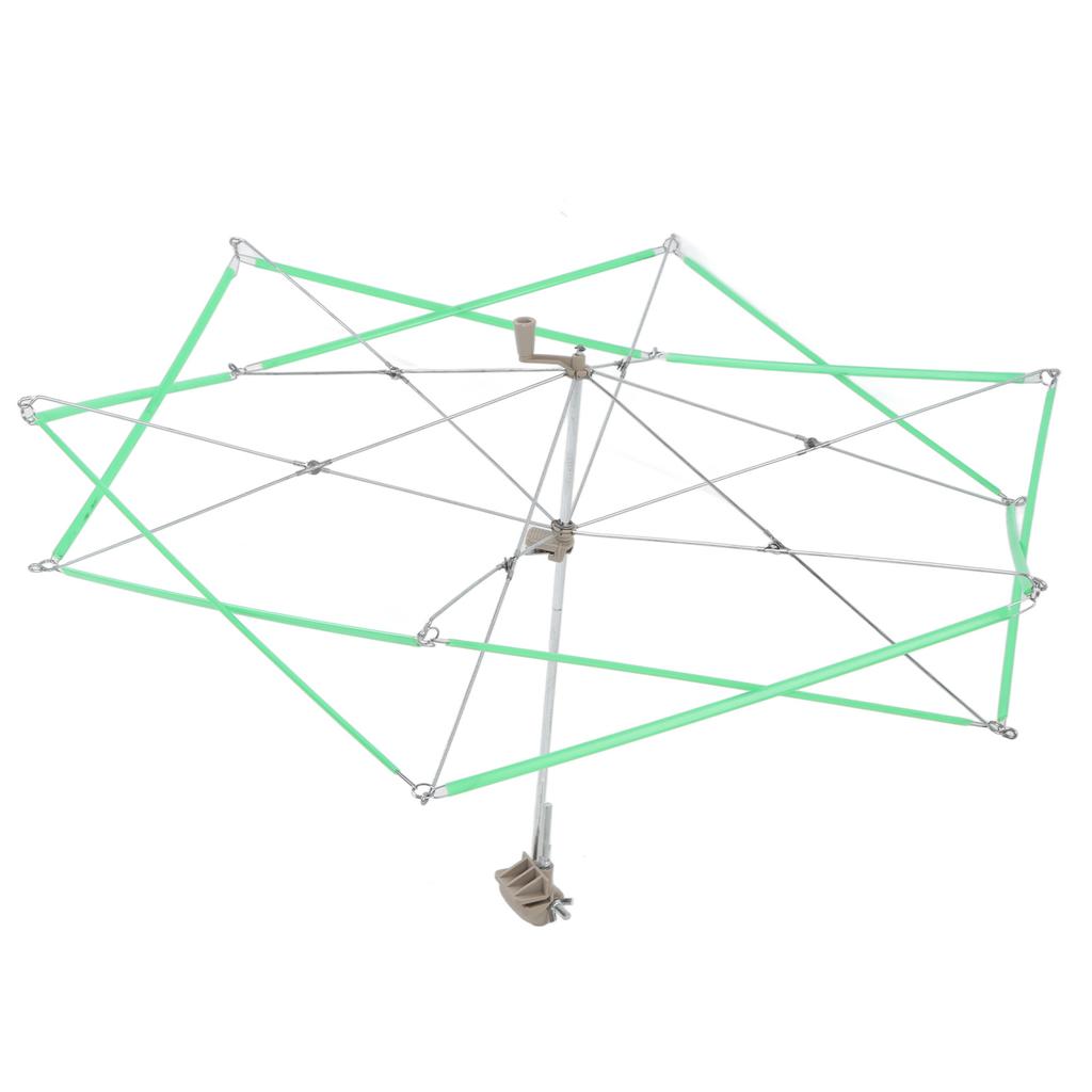 Yarn Swift Stainless Steel Plastic Easy Fixing Easy Operation Easy Adjustment Umbrella Swift for Winding Yarn