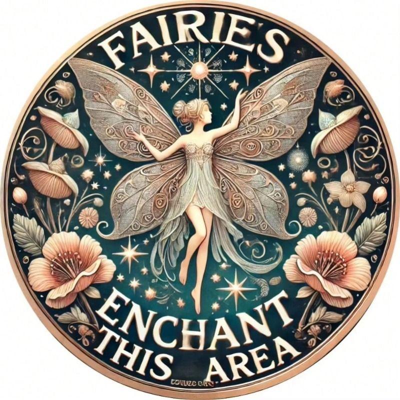 Metal Wall Art Sign Home Decor 20x20 Cm