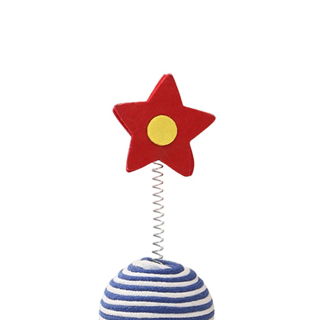 Sisal Cat Scratching Spring Ball with Base Cat Teaser Wand Grinding Claw Exercise Pet Interactive Toy for Kitten Pet Supplies