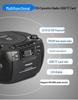 Panda CD-107 Student All-in-One CD Tape Recorder & English Repeater