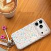 Cute Floral iPhone 17 Case for Girls Shockproof Silicone Cover for iPhone 17 Pro Max 16 Pro 15 14 Full Protection