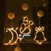 15PCS Christmas String Lights LED String Lights Suction Cup String Lights Showcase Window Decoration Festive Decoration Lights
