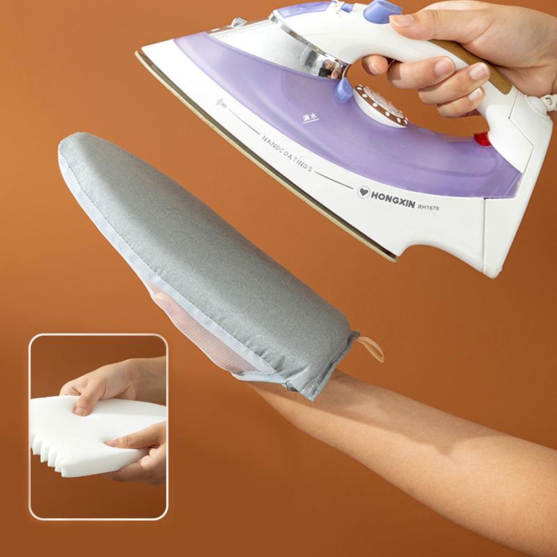 Heat Resistant Ironing Board Gloves Waterproof Anti Steam Ironing Pad Glove Garment Steamer Portable Mini Holder Ironing Tray