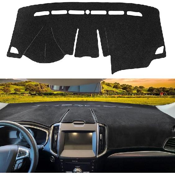 SKYLOTEC Dashboard Mats Dash Covers Pad Compatible with Ford Edge 2015 2016 2017 2018-2024 2025 Dash Carpet Protector