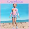 Childrens Onepiece Swimsuit With Polyester Fabric For Water Sports And Swimming Fun