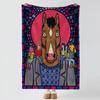 cartoon B-BoJack Horseman-n Throw Thick Comfort Flannel Quilt, Multi-scene Use Indoor Outdoor Daily Nap