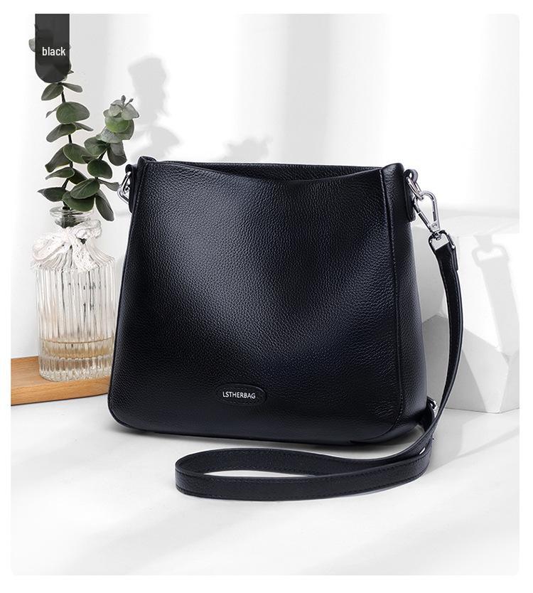 Women's Genuine Leather Crossbody Bag: High-Capacity, Versatile, and Stylish for Spring/Summer 2025