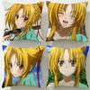Anime The Ambition of Oda Nobuna Cushion Cover Soft EasyWash Pillow Case Versatile for Couch Bed Travel and Office