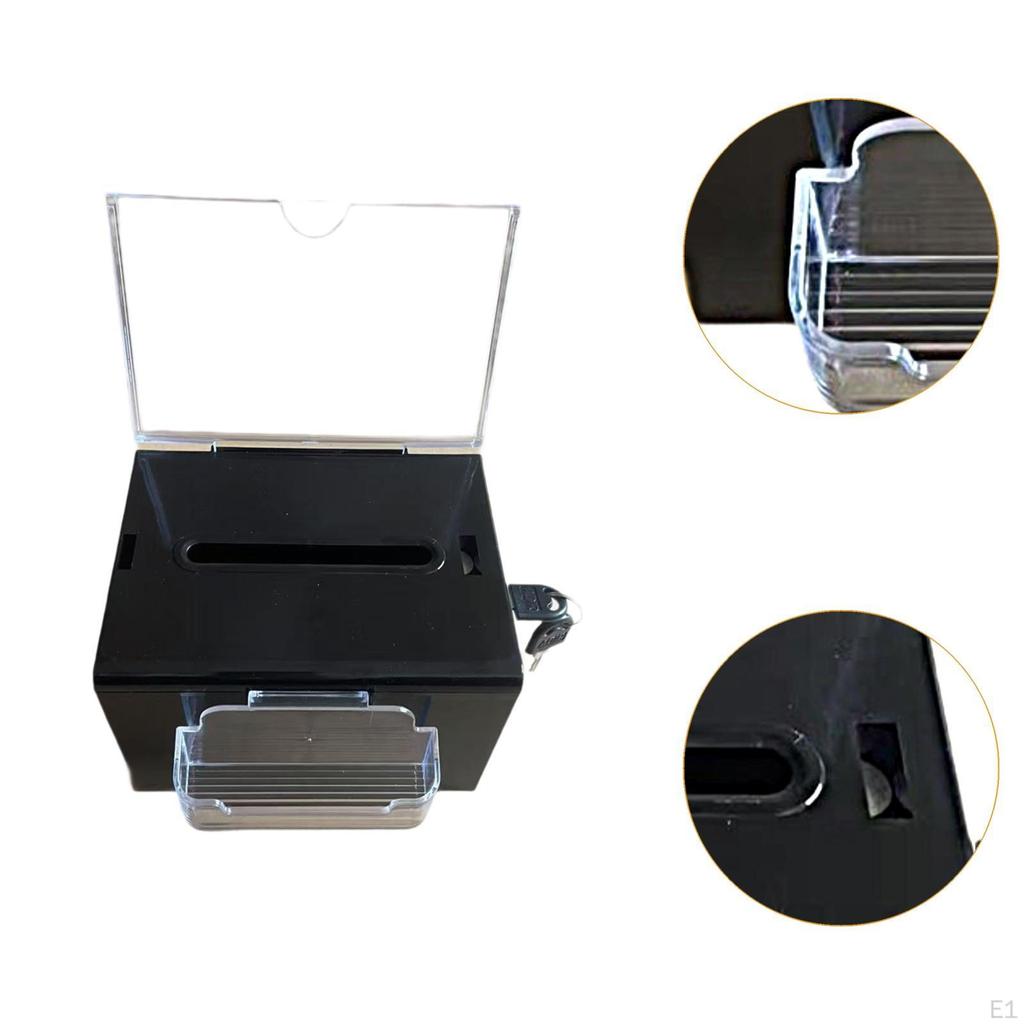 Acrylic Comment Box for Business Cards and Donations At Reception Tables