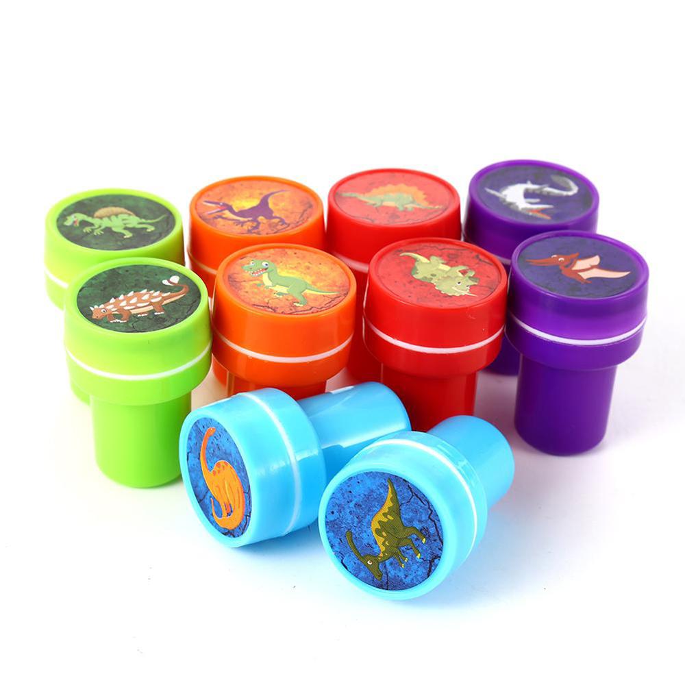 Toy Scrapbooking Panda Scrapbook Round Dinosaur Stamps Cartoon Stamp Rubber Stamps Kids Stamp