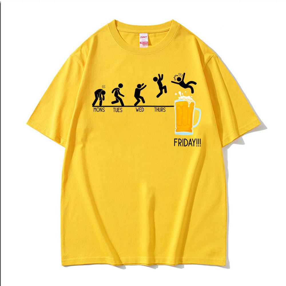 Funny Beer Week For Beer Lovers Graphic T Shirt Summer Unisex Unisex Clothing Retro Tees Fashion Oversized Casual Tshirt Streetwear