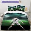 Ronaldo's Golden Legend: Ronaldo's Legacy Bedding Set, Breathable Duvet Cover with Pillowcases, Soft Bed Linen for Bedroom Home Decoration, Perfect Fe